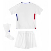 Olympique Lyonnais Heimtrikotsatz Kinder 2024-25 Kurzarm (+ Kurze Hosen)